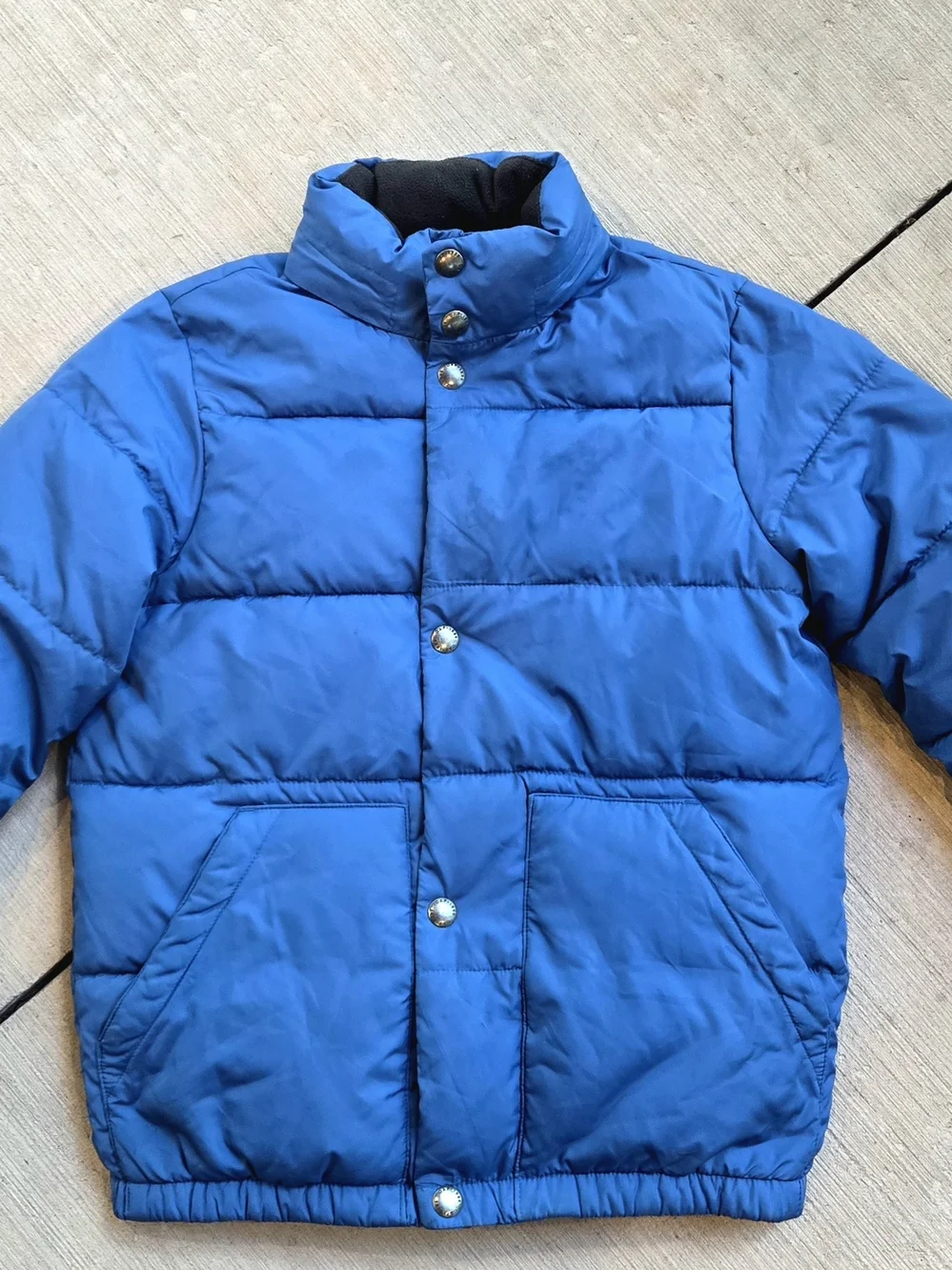 Boys's Blue Puffer Jacket - Insulated Winter Coat